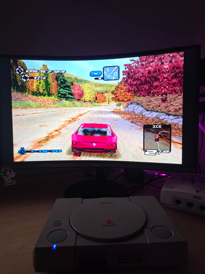 Playstation 1 Console - Internal 1080P HDMI Output - PicoStation ODE - 512GB SD Card
