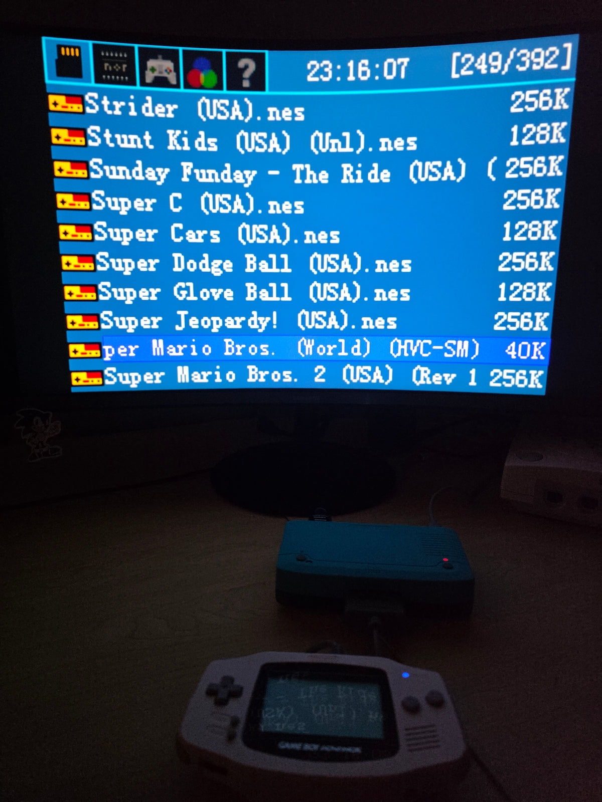 Gameboy Advanced Consolized - 1080P HDMI Output - EZ Flash Omega DE - 128GB SD Card