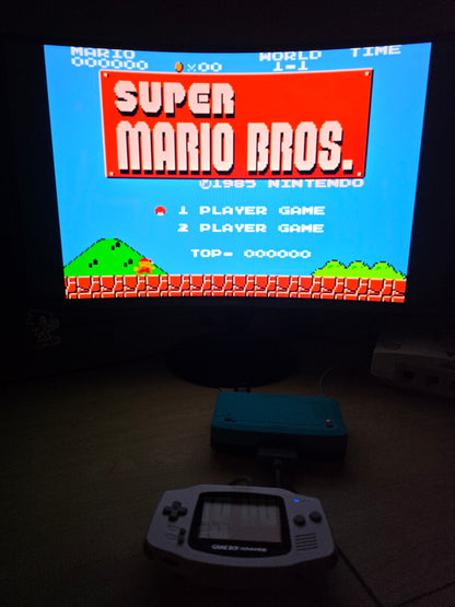 Gameboy Advanced Consolized - 1080P HDMI Output - EZ Flash Omega DE - 128GB SD Card
