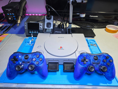 Playstation 1 Console - Internal 1080P HDMI Output - PicoStation ODE - 512GB SD Card