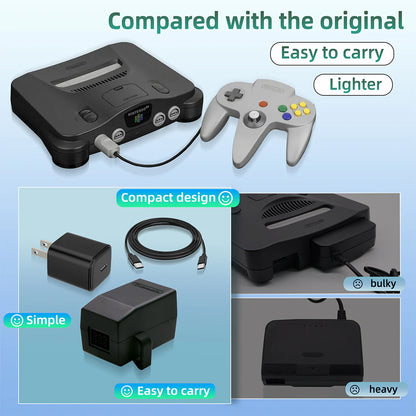 Nintendo 64 Type C Power Supply Kit - All Models - Universal - No Soldering