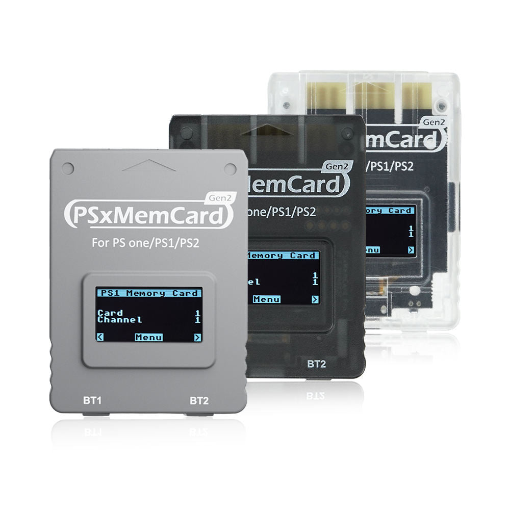 PSxMemCard Gen2 Memory Card Unlimited Saves for PS1/PS2 Game Consoles