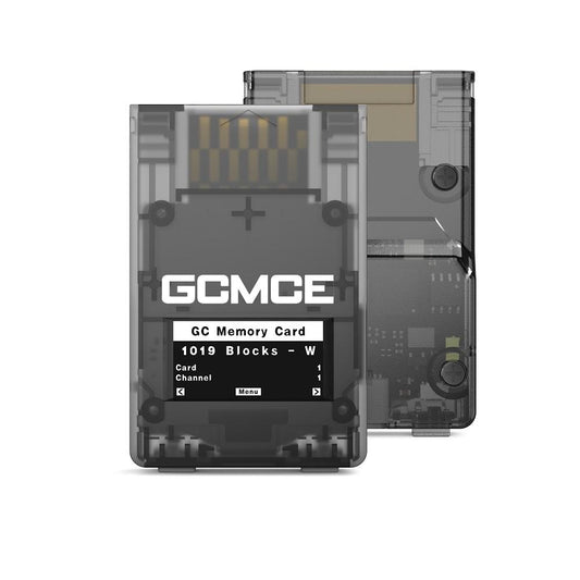 Nintendo GameCube GCMCE FlipperMCE Memory card (Transparent Black)
