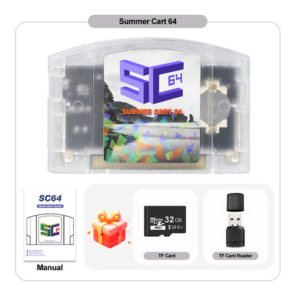 Nintendo 64 SummerCart64 Game Cartridge