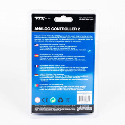 Playstation 1/Playstation 2 Wired Dualshock Controller - Clear Blue