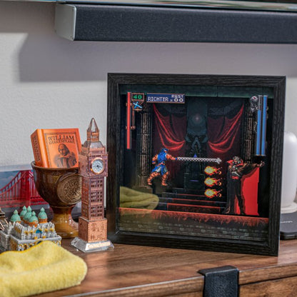 Konami Castlevania: SOTN Shadow Box Pixel Frame 9"x9" Officially Licensed