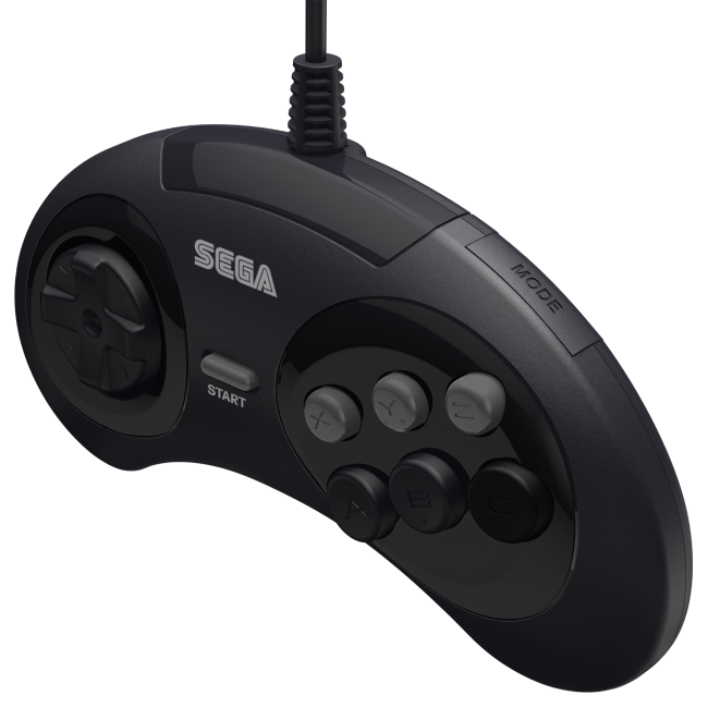 Retro-Bit Official Sega Genesis Controller 6-Button Arcade Pad for Sega Genesis