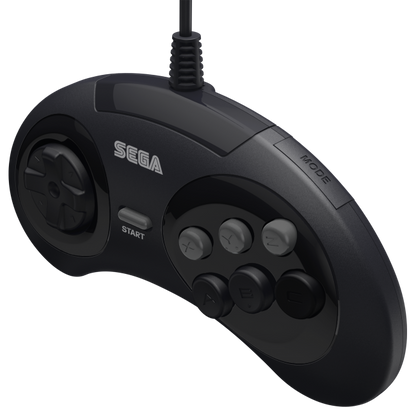 Retro-Bit Official Sega Genesis Controller 6-Button Arcade Pad for Sega Genesis