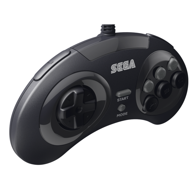 Retro-Bit Official Sega Genesis USB Controller 8-BUTTON Arcade Pad for PC/MAC