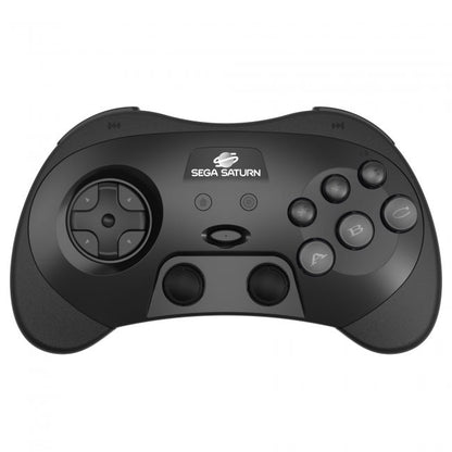 Retro-Bit SEGA Saturn 2.4GHz Wireless Pro Analog Controller (Sega Saturn/PC) - Black