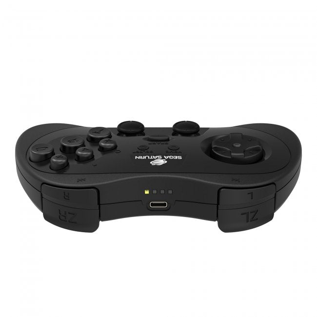 Retro-Bit SEGA Saturn 2.4GHz Wireless Pro Analog Controller (Sega Saturn/PC) - Black