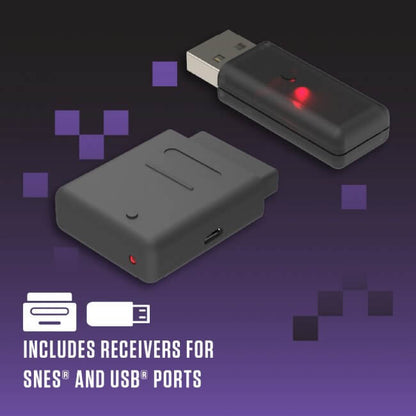 Retro-Bit Super Nintendo 2.4GHz Wireless Controller for SNES/PC/MAC/PI