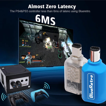 RetroScaler BlueRetro Wireless Game Controller Adapter for GameCube