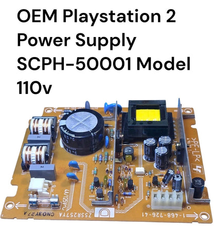 OEM Sony Playstation 2 PS2 Recapped 110v Power Supply for SCPH-50001 Models