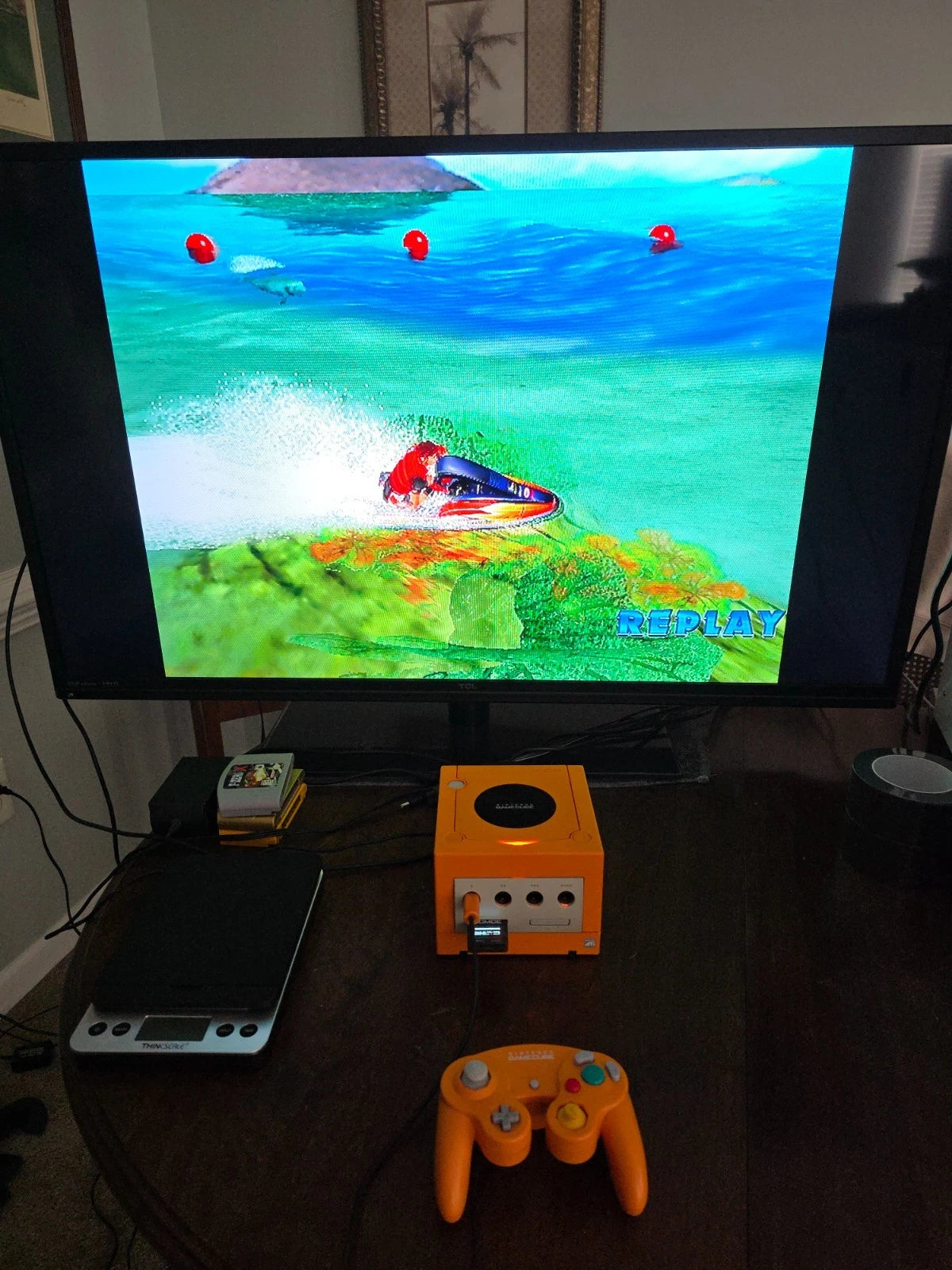 Modded Nintendo GameCube 1.5TB SD Card Internal HDMI + Controller/Memory Card Bundle