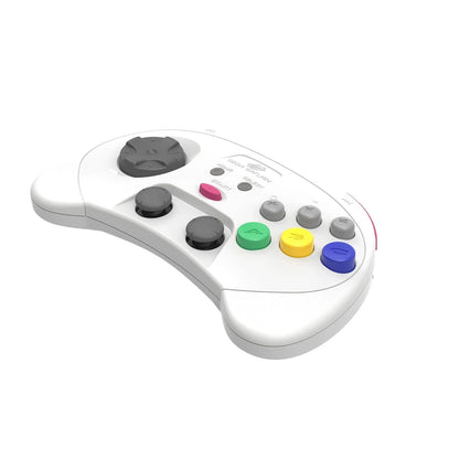 Retro-Bit SEGA Saturn 2.4GHz Wireless Pro Analog Controller (Sega Saturn/PC) - White
