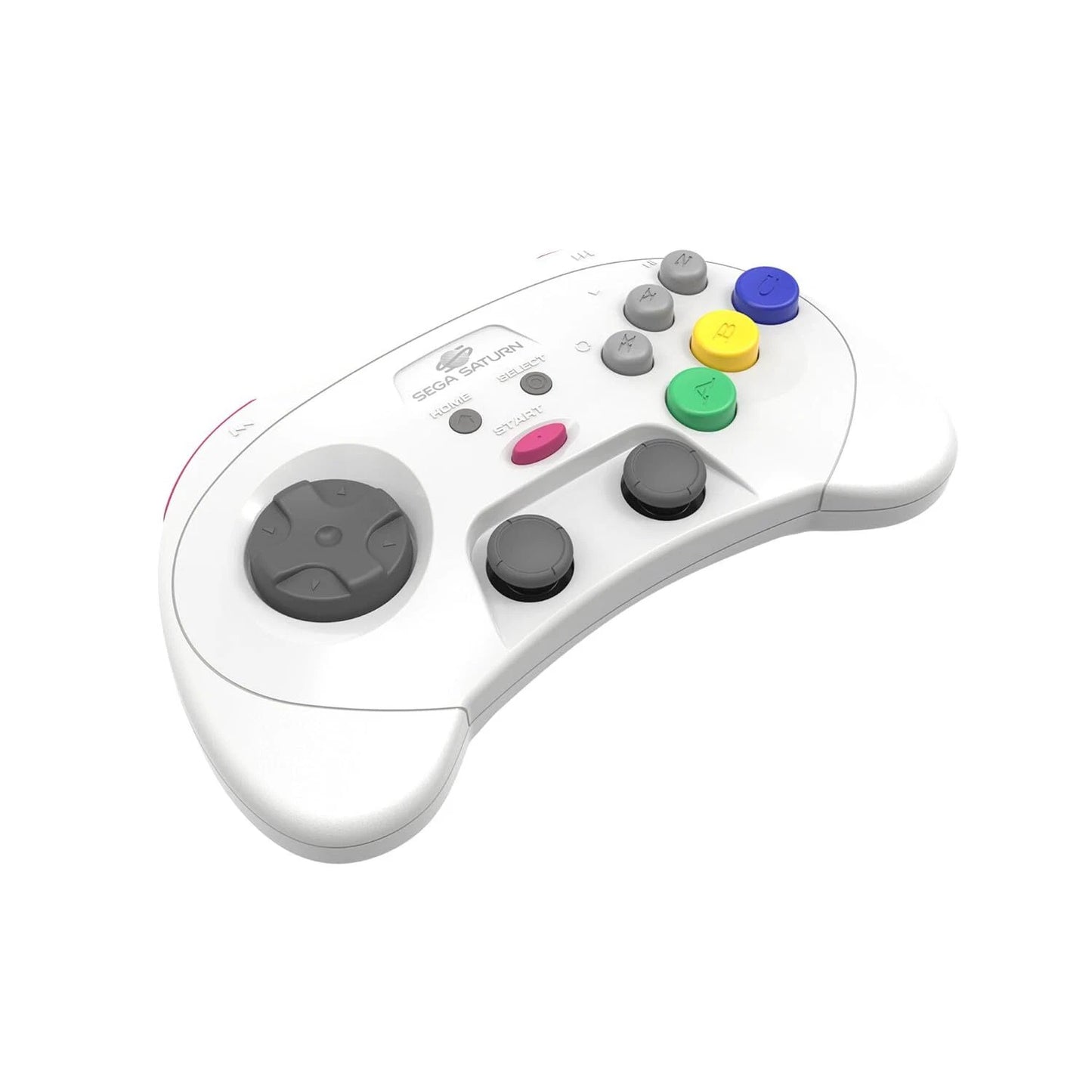 Retro-Bit SEGA Saturn 2.4GHz Wireless Pro Analog Controller (Sega Saturn/PC) - White
